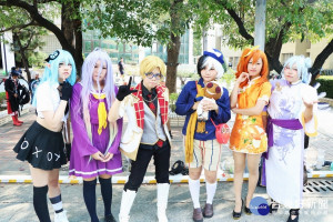 cosplay愛好者齊聚。