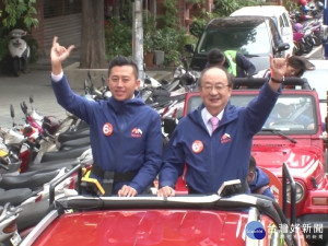 林智堅啟動陸戰模式 全市車隊掃街拜票