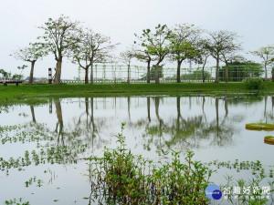 水保局在田寮環境營造二期工程獲金質獎。（水保局提供）