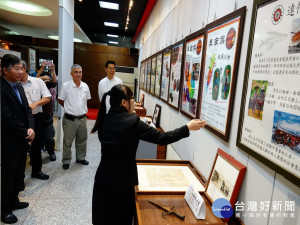 修 平科技大學展出原住民文化。林重鎣攝