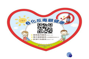 民眾可使用e化反毒顧健康QR Code檢測。