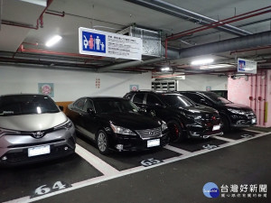 車位示意圖（圖／台北市停管處提供）