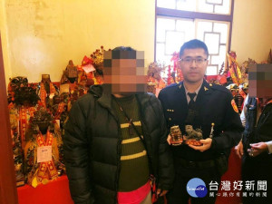 虎爺顯神威　竊嫌太歲上動土遭眼尖警緝獲