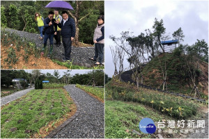 頭城百合陵園自然葬園區啟用。（圖／頭城鎮公所提供）