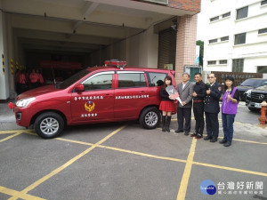 企業捐贈中市消防警備車　提升救災能量