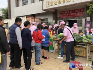 大里太平現任立委何欣純辦活動情形。林重鎣攝