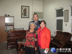 警方發現的迷路老人。林重鎣攝