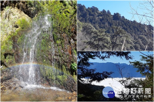 羅東林管處山林護管員拍攝的四季林道沿途美景。（圖／羅東林管處提供）