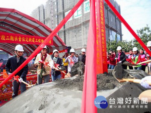 太平社會宅動土。林重鎣攝