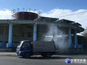 非洲豬瘟防疫沒假期　台東加強運豬車輛消毒