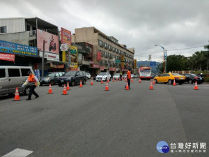 因應二二八四天假期，大溪警方二十四日特別規劃交通疏運措施因應。