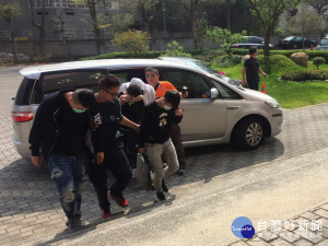 太平警方逮捕在汽車旅館開槍男子。林重鎣攝