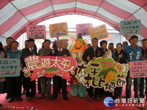 太平枇杷節展開活動。林重鎣攝