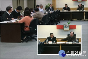 公共工程委員會召開宜蘭鐵路高架化溝通協調會報。（圖／立委陳歐珀服務處提供）