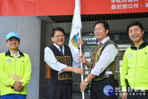 全國原住民族運動會　潘孟安授旗預祝旗開得勝