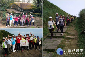 日本宮城縣參訪團遊賞草嶺古道共推步道旅遊。（圖／東北角暨宜蘭海岸國家風景區管理處提供）