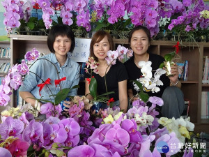 嘉義家庭扶助中心響應兒童保護進行義賣蘭花，愛心銅板50元滿室馨香二個月