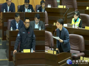 牛煦庭指出，一塊(林口)台地兩種命運，新北都市發展井然有序，這頭的龜山發展顯然停止。(圖/翻攝桃園市議會網站)