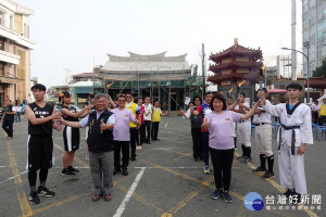 108年嘉義市運動會聖火引燃典禮