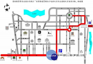 白沙屯媽祖徒步北港進香活動即將進入高潮，警方呼籲用路人配合交通管制措施，亦注意防範扒竊等不法行為。（記者陳昭宗拍攝）