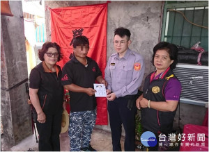 枋警展大愛　結合民間募款捐助安葬費