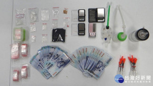 台南市警察局刑警大隊日前破獲毒品中盤商。