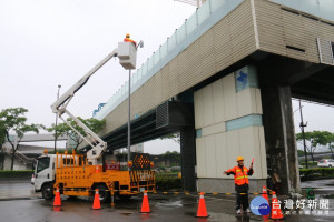 汛期將至　北市公園處搶救災實兵演練