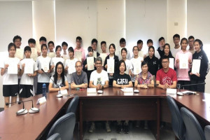 長榮大學與香港匯基書院合辦體育交流營。