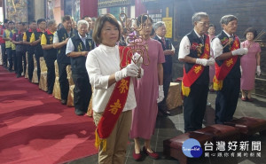 天上聖母媽祖聖誕 黃敏惠市長率領市府團隊祈求國泰民安