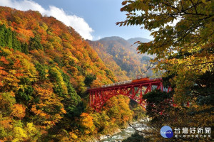 黑部峽谷鐵道美景（圖／阿里山林鐵及文資處提供）