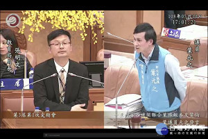 葉元之10日於議會質詢教育局長張明文，指每個孩子都有不同特性，希望教育局多點同理心，給特教學童有最好的教育環境 。（圖／葉元之提供）