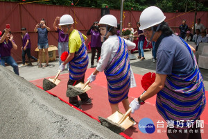 南澳鄉澳花村衛生室動工重建。（圖／宜蘭縣政府提供）