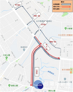 台中北屯區山西路及松竹路部分路段　5/18起二階段封閉施工
