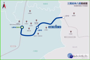 捷運三鶯延伸八德段是大台北捷運路網跟桃園捷運三心六線路網的重要連結（路線圖）。