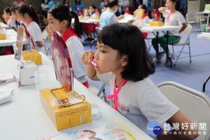 嘉市口腔保健潔牙觀摩 市長黃敏惠力推國小學童口腔保健