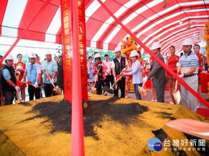 大里防災公園動工。林重鎣攝