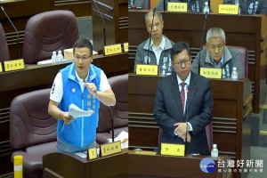 林議員指出龍潭區公所於龍潭國中後方金龍路180巷封路訴訟中敗訴，詢問市府立場。