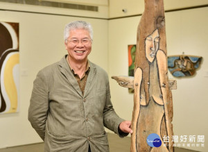 漂木藝術家楊樹森於母校中原大學舉辦「再見一面─漂木藝術展」