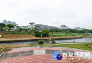 山尾滯洪池礫間淨化系統現況
