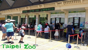 台北市立動物園表示，自6月29日（週六）起，動物園新的「電子化收費系統」正式啟用，只要利用一卡通、有錢卡和icash2.0多種電子票證「嗶一下」就能快速入園，在入口處還設有自動售票機，甚至可以使用手機購票，除了現金以外，動物園新提供的多種支付方式，讓購票程序變得容易又方便。（圖／台北市立動物園）