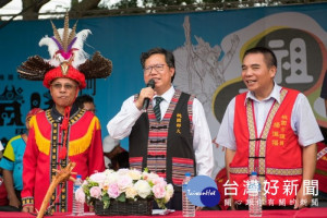 市長出席阿美族祖靈祭活動，表示將為原住民族謀求更多福利

