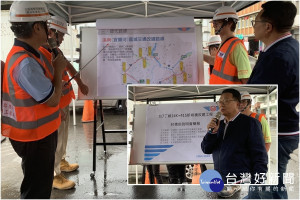 立委陳歐珀邀集公路總局四工處與地方鄉親召開新城橋封橋施工前說明會。（圖／陳歐珀服務處提供）