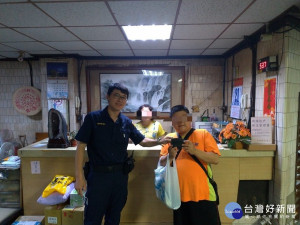 男子弄丟生活費　熱心警循線找回