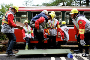 阿里山林業鐵路整合各界資源辦理緊急應變演練