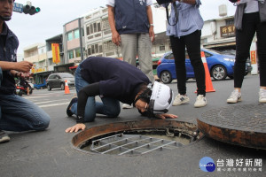 饒慶鈴視察雨水下水道改善工程　盼讓民眾免於淹水之苦