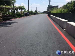 中市續推燙平專案　海線大安多路段路平完工