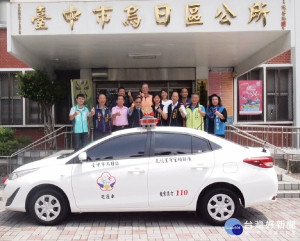 中市補助汰舊換新巡邏車　加強烏日區九德里治安