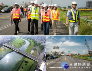 宜蘭橋拆除重建走入歷史，新橋預定明年底完工。（圖／宜蘭縣政府提供）