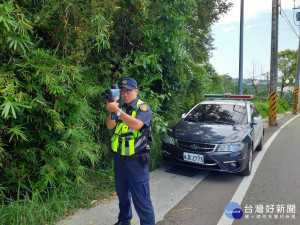 平鎮警分局多處路段執行測速，用路人請勿心存僥倖。