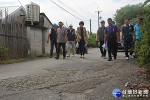 台東市巷道道路年久失修　饒慶鈴允諾全力改善